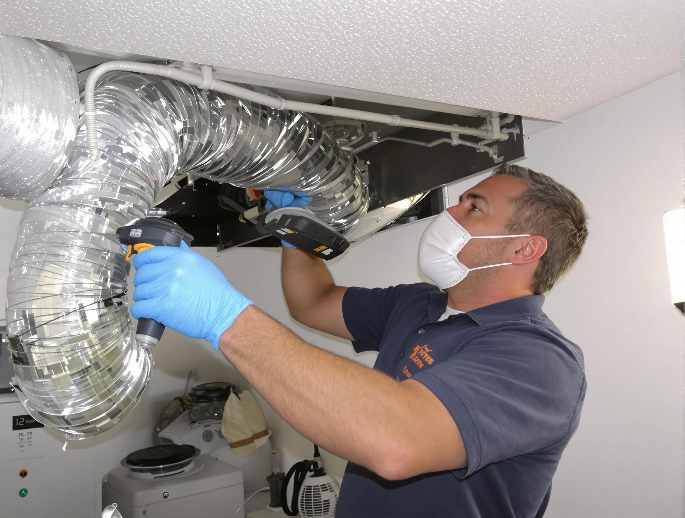 Dunwoody Dryer Vent Cleaning professional performing thorough residential dryer vent cleaning in Dunwoody