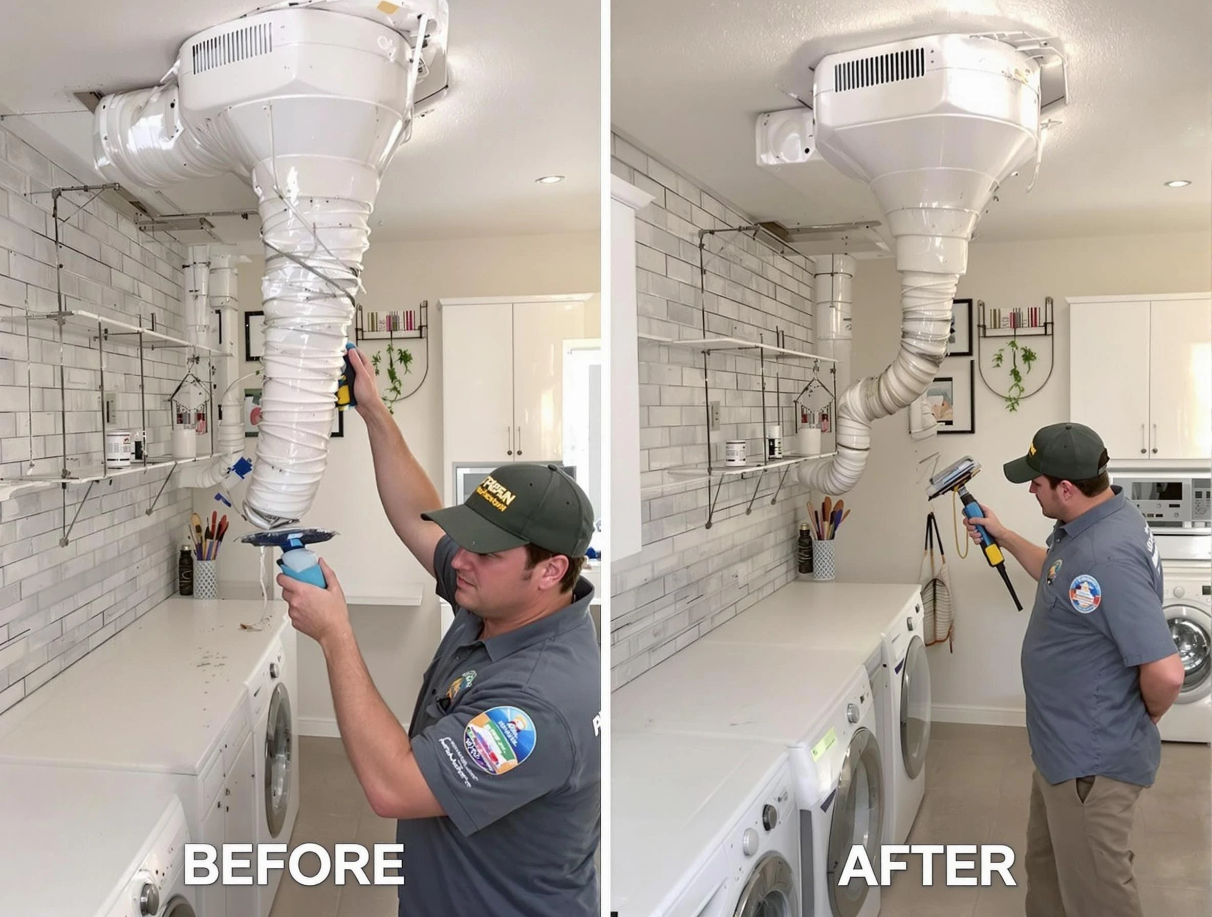 Professional dryer exhaust vent cleaning by Dunwoody Dryer Vent Cleaning in Dunwoody