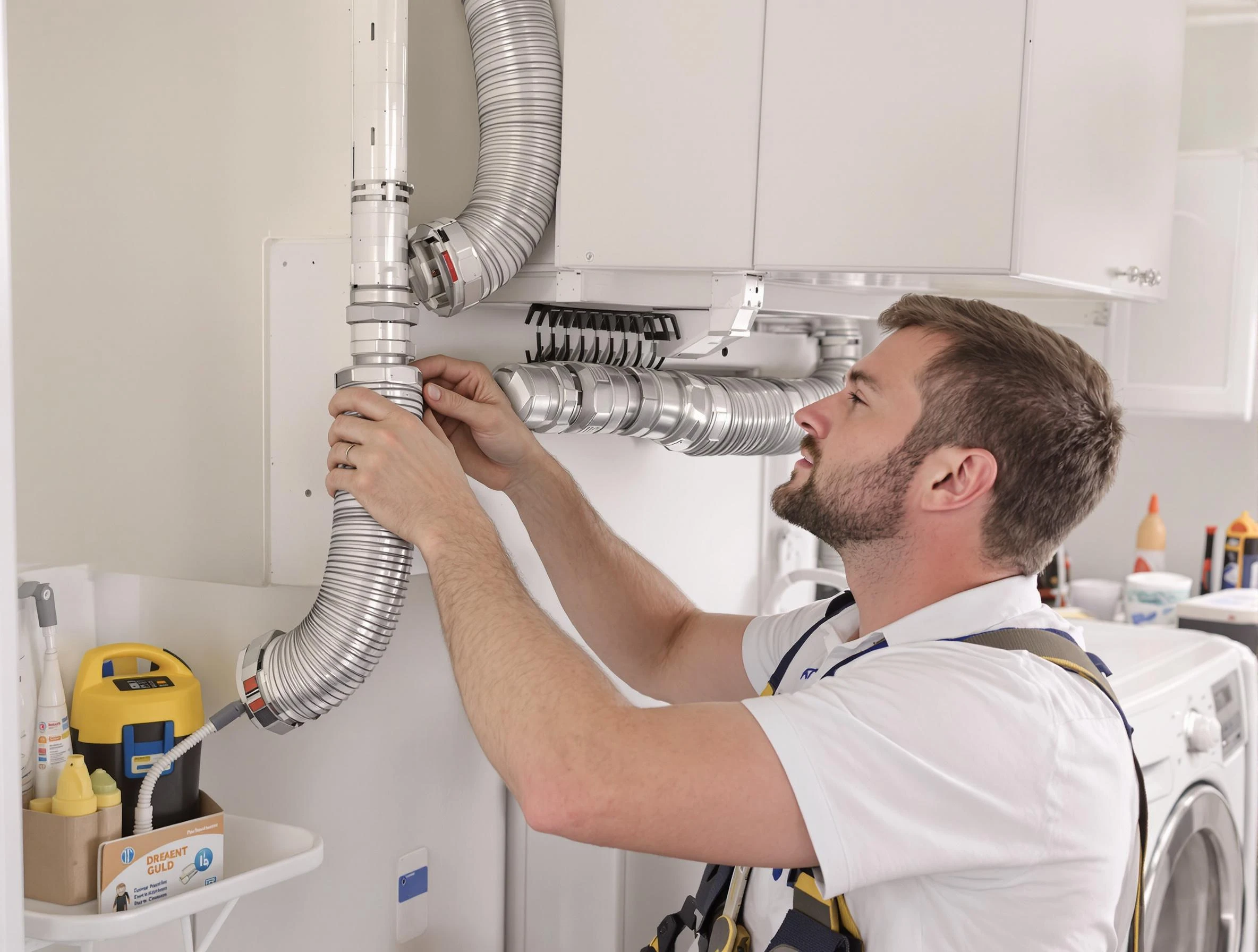 Professional dryer vent repair and installation by Dunwoody Dryer Vent Cleaning in Dunwoody